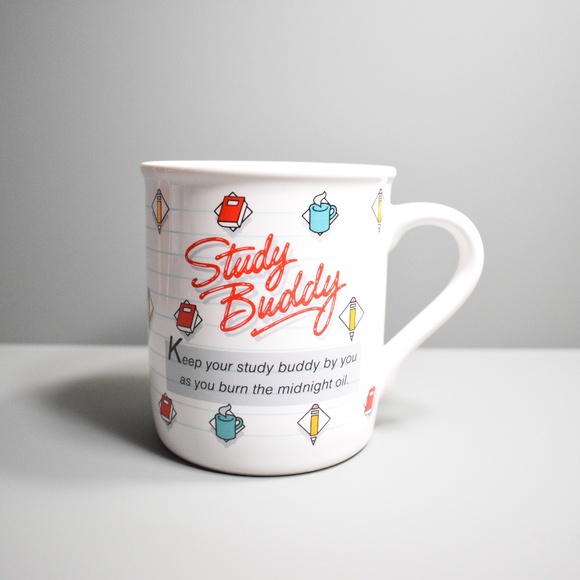 Hallmark Mug Mates Vtg 1985 Coffee Mug Cup STUDY BUDDY 8 fl oz - Picture 2 of 4